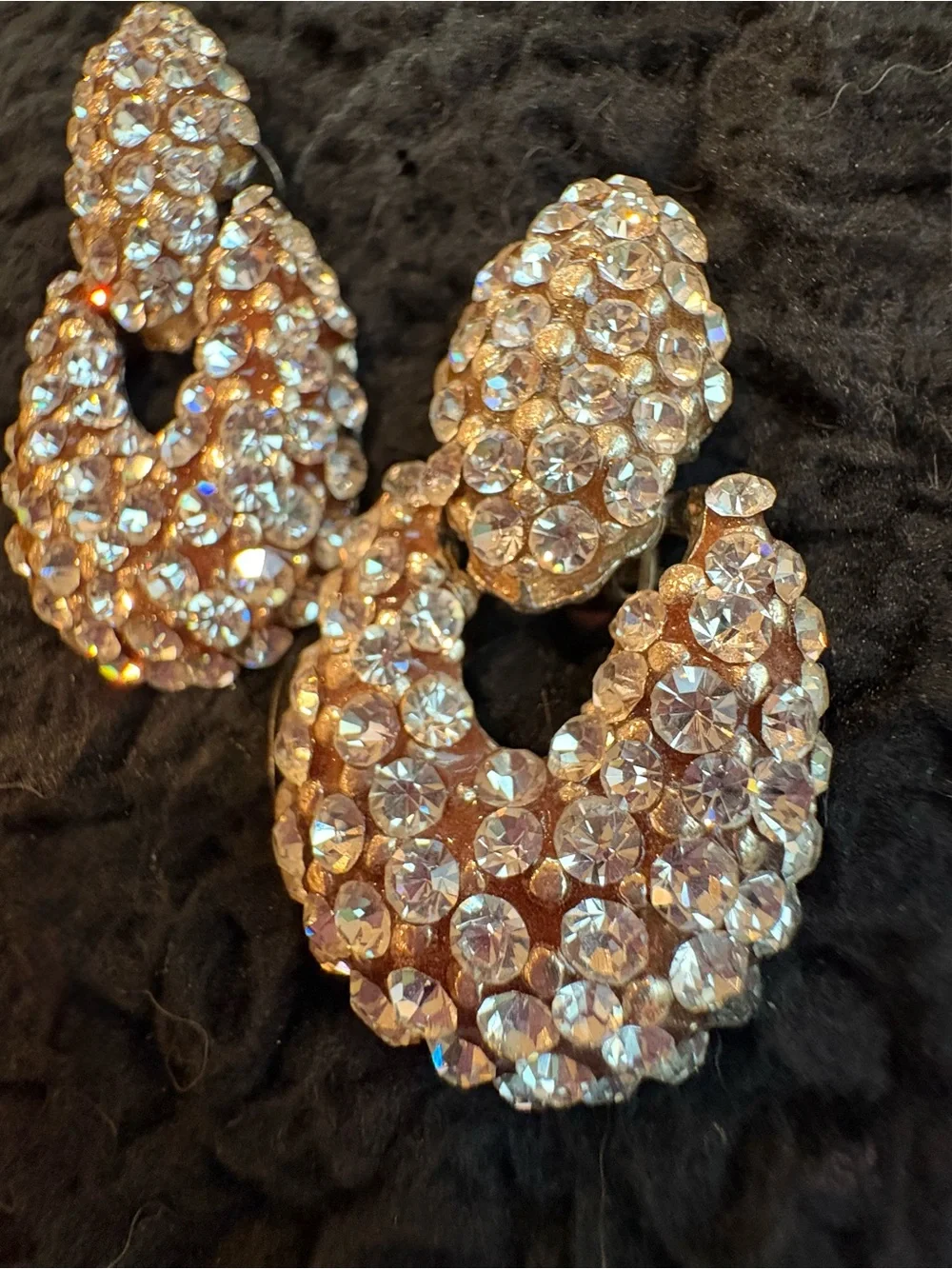 Crystal Clar Pave Erika Courtney Clip-Statement Earrings